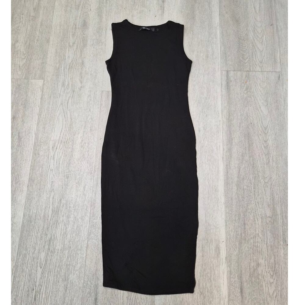 Naked Wardrobe Baby Mama Black Maxi Dress One Size